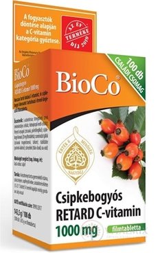 BioCo Vitamín C RETARD 1000 mg s plodom šípky tbl 1x100 ks