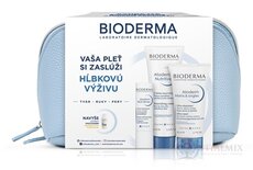 BIODERMA Atoderm darčekový balík - suchá pokožka Nutritive krém 40ml + krém na ruky 50ml + tyčinka na pery 4g + vzorka Photoderm XDefense, 1x1 set
