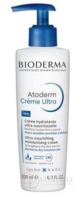 BIODERMA Atoderm Krém Ultra hydratačný a ultra výživný, neparfumovaný 1x200 ml