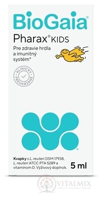 BioGaia Pharax KIDS kvapky 1x5 ml