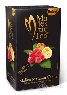 Biogena Majestic Tea Malina & Camu Camu bylinný čaj 20x2,5 g (50 g)