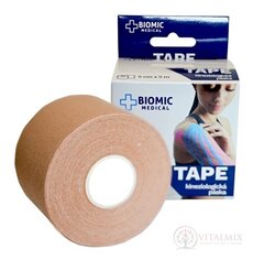 BIOMIC TAPE Kineziologická tejpovacia páska telová, 5 cm x 5 m, 1x1 ks