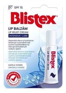 Blistex LIP BALZAM - RELIEF CREAM SPF 15 balzam na pery, krém v tube 1x6 ml