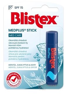 Blistex MEDPLUS STICK SPF 15 balzam na pery,  tyčinka 1x4,25 g