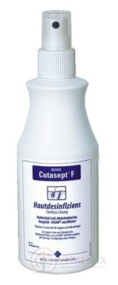 BODE Cutasept F Spray bezfarebný alkoholový dezinfekčný prostriedok na kožu 1x250 ml