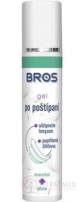 BROS gel po poštípaní mentol + aloe, 1x50 ml