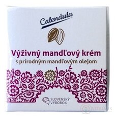 Calendula VÝŽIVNÝ MANDĽOVÝ KRÉM na suchú a citlivú pleť 1x40 g