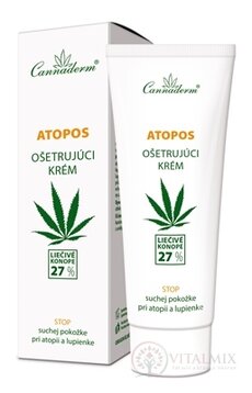 Cannaderm ATOPOS krém ošetrujúci, atopia a psoriáza 1x75 g