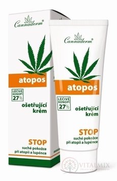 Cannaderm ATOPOS krém ošetrujúci, na atopiu a psoriázu 1x75 g