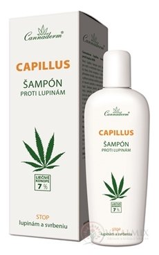 Cannaderm CAPILLUS šampón proti lupinám NEW 1x150 ml