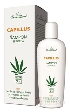 Cannaderm CAPILLUS šampón Seborea 1x150 ml