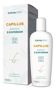 Cannaderm CAPILLUS šampón s kofeínom NEW pri vypadávaní vlasov 1x150 ml
