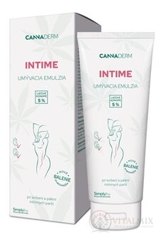 Cannaderm INTIME umývacia emulzia na intímnu hygienu 1x200 ml