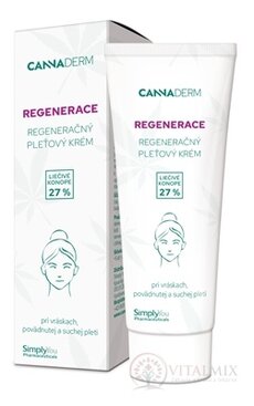 Cannaderm REGENERACE regeneračný krém na suchú pokožku 1x75 g
