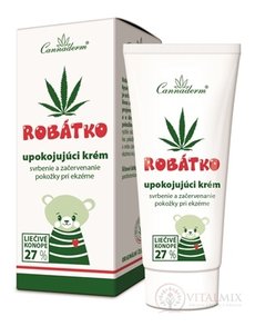 Cannaderm ROBÁTKO upokojujúci krém pri svrbení pokožky 1x50 g