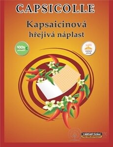 CAPSICOLLE Kapsaicínová hrejivá náplasť 7x10 cm 1x1 ks