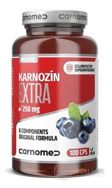 CarnoMed Karnozín EXTRA Pure&Strong cps 1x100 ks