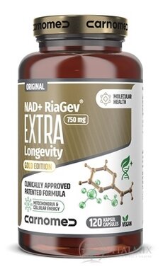 CarnoMed NAD+ RiaGev EXTRA Longevity cps 1x120 ks