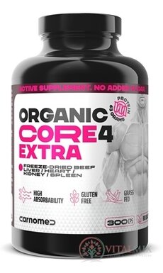 CarnoMed ORGANIC CORE4 EXTRA cps 1x300 ks