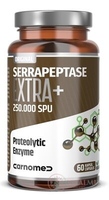 CarnoMed SERRAPEPTASE EXTRA+ 250.000 SPU cps (pre zvieratá) 1x60 ks