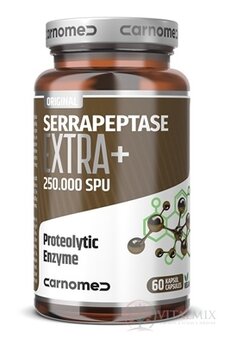 CarnoMed SERRAPEPTASE EXTRA+ 250.000 SPU cps (pre zvieratá) 1x60 ks