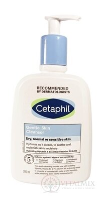Cetaphil jemné čistiace mlieko (Gentle Skin Cleanser) 1x500 ml