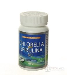 CHLORELLA plus SPIRULINA BIO tbl 1x400 ks