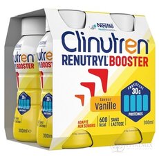 Clinutren RENUTRYL BOOSTER sol, vanilková príchuť 4x300 ml (1200 ml)