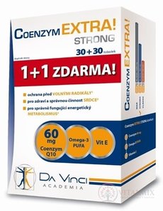 COENZYM EXTRA STRONG 60MG - Da Vinci cps 30+30 zadarmo (60 ks)