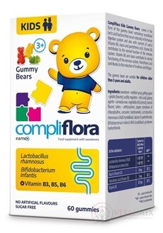 Compliflora KIDS želatínové medvedíky 1x60 ks