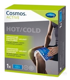 Cosmos ACTIVE Opakovane použiteľný gélový vankúšik hot/cold (12x29 cm) 1x1 ks