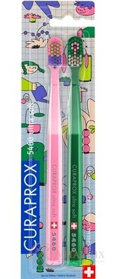 CURAPROX CS 5460 ultrasoft Živá edícia zubná kefka (dvojbalenie), 1x2 ks