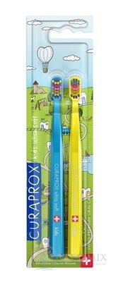 CURAPROX CS 5500 Kids Letohravá edícia detská zubná kefka (dvojbalenie), 1x2 ks