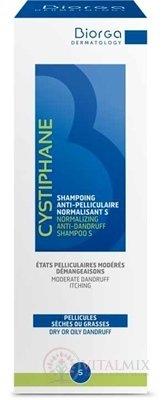 Cystiphane BIORGA S Normalizujúci šampón proti lupinám 1x200 ml