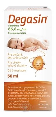 Degasin Simetikón 66,6 mg/ml perorálna emulzia 1x50 ml