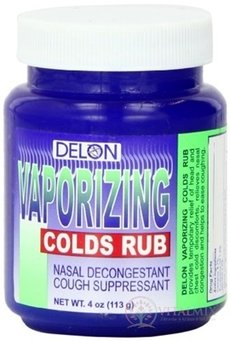 DELON VAPORIZING COLDS RUB balzam 1x113 g