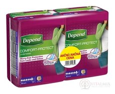 DEPEND NORMAL L pre ženy DUOPACK naťahovacie nohavicky 2x9 ks, 1x1 set