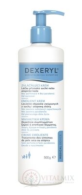 DEXERYL ZVLÁČŇUJÚCI KRÉM s dávkovačom (Creme emoliente) 1x500 g