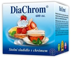 DiaChrom nízkokalorické sladidlo tbl 1x600 ks