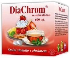 DiaChrom so sukralózou tbl 1x600 ks