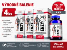 ENZYCOL DNA  4x 100+40CPS VÝHODNÉ BALENIE