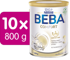 BEBA COMFORT 3, 5HMO, mlieko pre malé deti, 800 g, 10 ks