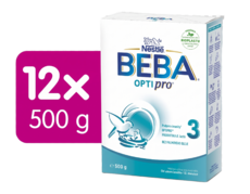 BEBA OPTIPRO® 3 mlieko pre batoľatá, 500 g, 12ks