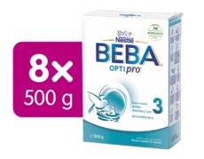 BEBA OPTIPRO® 3 mlieko pre batoľatá, 500 g, 8ks