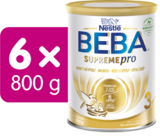 BEBA SUPREMEpro 3, 6 HMO, mlieko pre malé deti, 800 g, 6x800G
