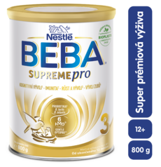 BEBA SUPREME pro 6HM-O 3 mliečna výživa pre malé deti (od ukonč. 12. mesiaca)1x800 g