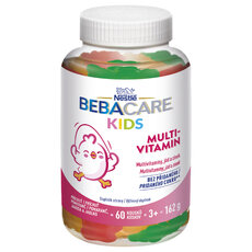 BEBACARE KIDS MULTIVITAMIN (želé medvedíky, príchuť pomaranč, jahoda a jablko 1x60 ks)