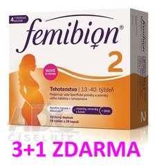 Femibion 2 TEHOTENSTVO 28tbl+28cps  AKCIA 3+1 ZDARMA 