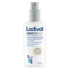 Ladival AKTIV SPF 50+ Transparentný sprej na opaľovanie 1x150 ml
