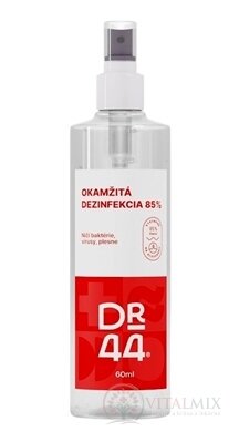 DR.44 OKAMŽITÁ DEZINFEKCIA dezinfekčný roztok (85% etanol) 1x60 ml